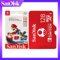 【Ready Stock+FREE Shipping+COD】Sandisk Micro Sd Card 128GB 64GB 256GB SDXC Memory Card, Suitable for Nintendo Switch TF with Adapter. 