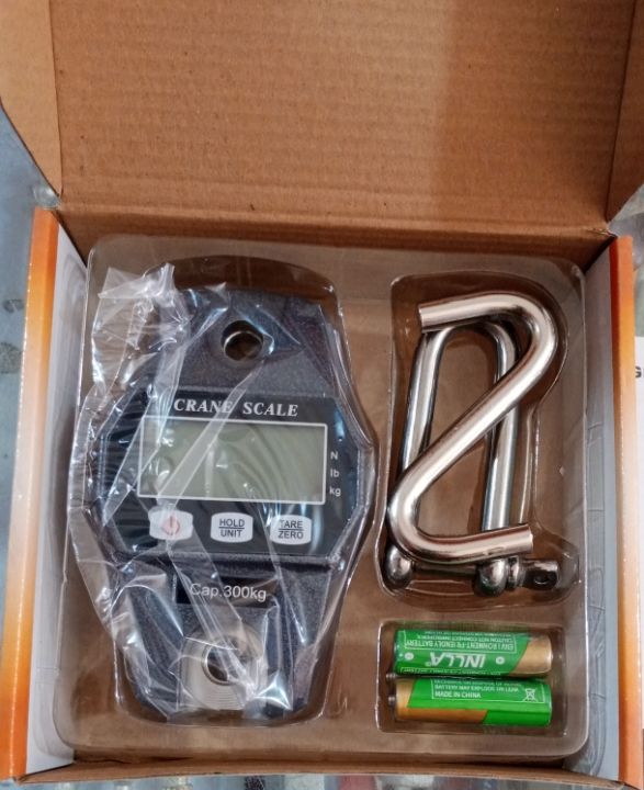 Crane Scale Portable LCD Digital Electronic Hook Hanging Weight 300kg