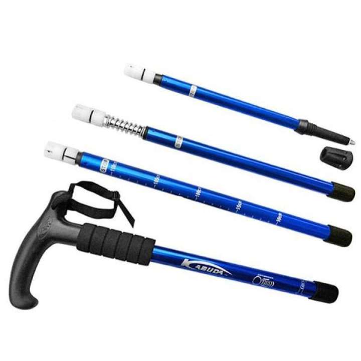 4-Section Adjustable Cane Walking Stick – Ultralight Trekking Pole for ...