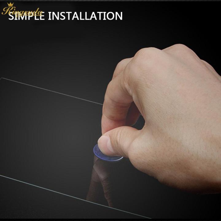 Guard Protective Film Tempered Glass Ultra Premium 153x89mm 7inch Transparent 9H Hardness for Car LCD Monitor Anti-Fingerprint Anti-Reflective Screen Protector