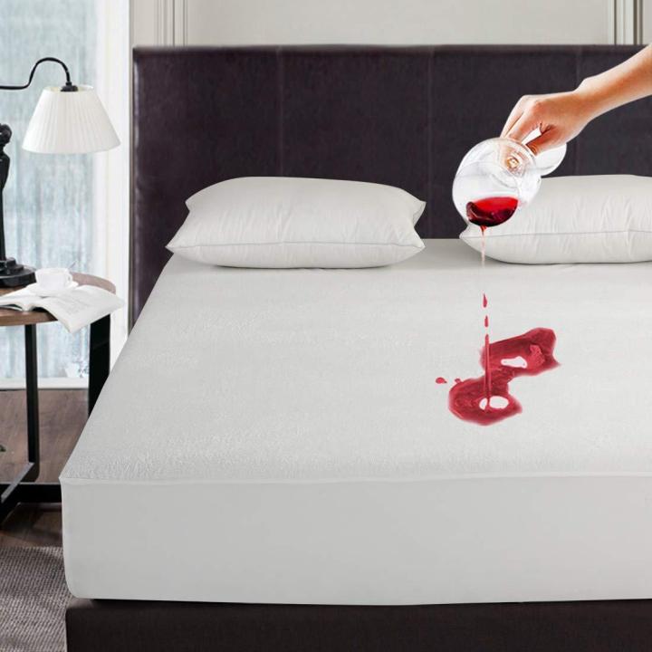 Waterproof,%20Anti%20Dust%20Mattress%20Cover/Protector%20Fitted%20Sheet%20-%20Image%204