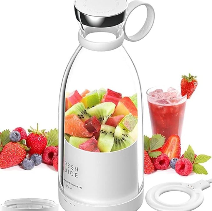 ys Portable Electric Juicer Rechargeable 6 Blender USB Chargeable Fruits Juicer Mini Electric Juicer Electric Blender Personal Blender For Shakes And Smoothies Wireless Fruit Blenders Bottle Travel Useful For School And Picnic Kitchen Maker