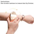 Crystal Physical Hair Removal Eraser Glass Hair Remover Painless Epilator Easy Cleaning Reusable Body Care Depilation Tool. 