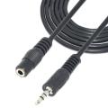 3.5mm Male-to-Female AUX Audio Extension Cable 3.5mm Stereo Extension Cable, Male to Female. 