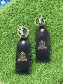 Leather key chain / Pak navy logo embossed / shiny touch / pure leather / Unisex / steel ring & steel carrier / easy to carry / solid color / water resistant. 
