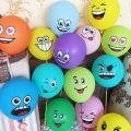 10/30/50pcs 12inch Smiley Face Latex Balloons Birthday Party Decoration Balloon Expression Symbol Children's Toys. 