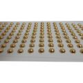 Beads Stickers Sheet Golden and Silver Size : 6 mm Diameter 135 Pieces. 