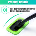 Car Window Cleaner Brush Kit Windshield Cleaning Wash Tool Inside Interior Auto Glass Wiper With Long Handle Car Accessories. 