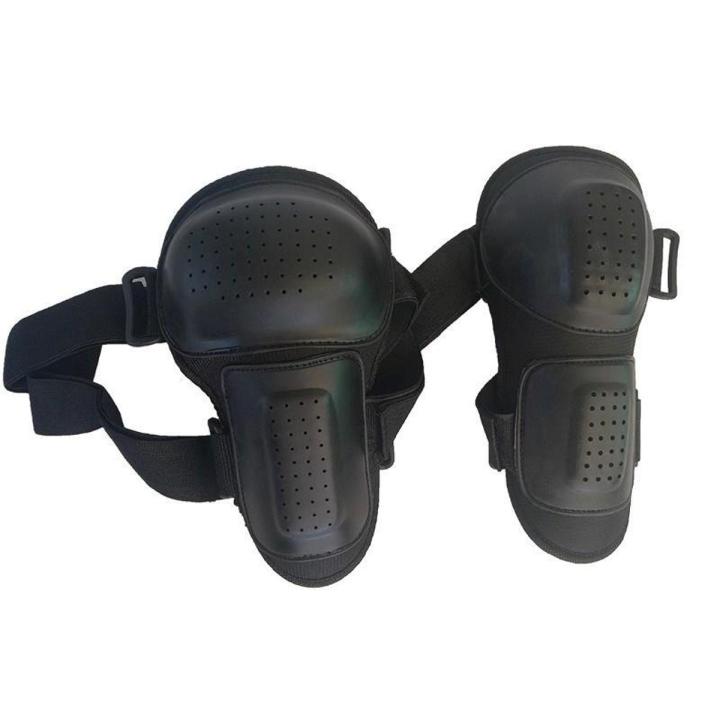 Elbow Knee Pad Black For Bikers Safety Gear For Biker