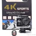 Sport Ultra HD DV 4K Action Camera 2 Inch LCD Built In Wi-Fi, 30 Meters WaterProof. 