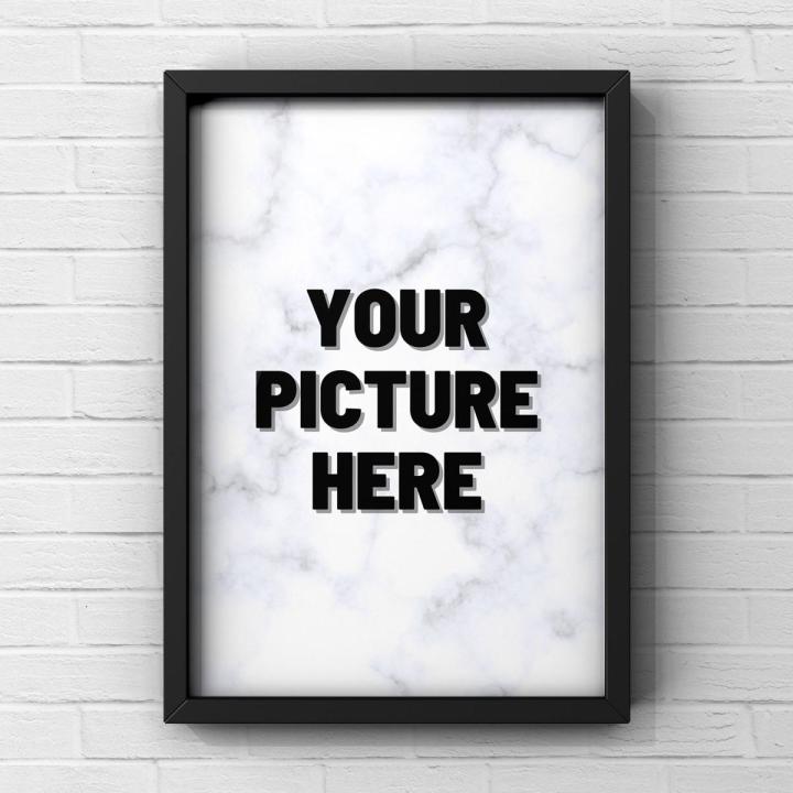 Customized Photo Print with PVC Frame Digital 4K Quality Resolution HD ...