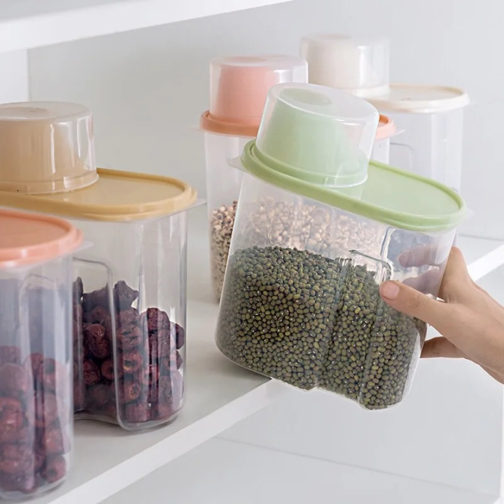 DAAL%20JAR%20Plastic%20Airtight%20Food%20Storage%20Container%20with%20Measuring%20Cup%201.9L%20Grain%20Pulses%20Flour%20Rice%20Pasta%20Cereal%20Dry%20Food%20Snacks%20Storage%20Box%20-%20Image%204