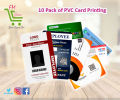 PVC Employee Card 10 paclks. 