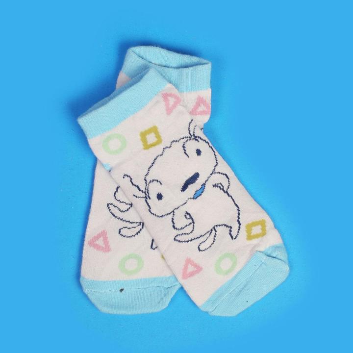 Shiro printed ankle socks