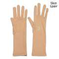 1 Pair of Stylish and Functional: Driving Long Hijab Gloves for Men/Women/Girl Muslim Abaya Hand Gloves High-Quality and Versatile: Lady Sunscreen Gloves in Non-Slip Lace Ice Silk Material. 