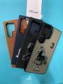 Samsung S24 S23 S22 Ultra Leather Case 3D Embroidery Premium Protective Back Cover. 