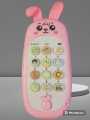 Baby Phone Toy Music Sound Telephone Sleeping Toys With Teether Simulation Phone Kids  Toy Kids Gifts. 