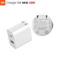 Xiaomi USB Charger 1A1C 30W(Max) Smart Output PD 2.0 QC 3.0 Quick Charging Type-C 5V=3A 9V=3A 15V=2A 12V=2.25A Type-A. 
