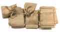 【Burlap Jute Pouch】20 pcs Bid Pouch Multipurposed Natural Linen Burlap Jute Sack Drawstring Small Storage Bags/Pouch For Kitchen, Festivals, DIY Craft, Presents, Party Favors, Snacks & Jewelry Etc Pack of 20. 