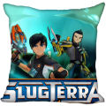 New Slugterra Anime Pillow Cover Bedroom Home Office Decorative Pillowcase Square Zipper Pillow Cases Satin Soft No Fade. 