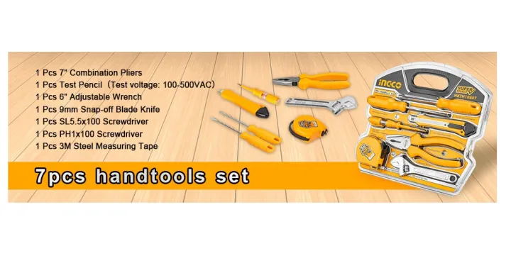 Ingco%207PCS%20SET%20Hand%20Tools%20Wrench%20Pliers%20Cutter%20Set%20-%20Image%205