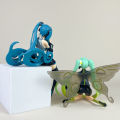 Hatsune Miku Animation Hand run Racing Blue Suit Butterfly anime Gift for Beautiful Girls Desktop Chassis Model Ornaments. 