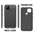 Google Pixel 4A (5G) 6.2 inches inches Case Shock-Proof Carbon Fiber Slim Cover Protective Bumper Case. 