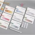 Blätter Sticky Notes Katalog Index Tabs Selbstklebend Farbige Haftnotizen Notizb. 
