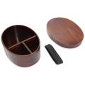 Wooden Lunch Boxs Food Containers Japanese Style Bento Lunchbox for Children School Dinnerware Bowl Boxes Travel Organizer. 