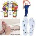 1Pair Foot Massage Relaxation Shoe Gel Insoles Pad Magnetic Therapy Acupressure Health Cushion Slimming. 