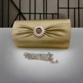 Satin Clutch - Handbag for Girls and Women - Fancy Wedding Clutch - Purse for Ladies and Girls - Must-have Accessory for Every Occasion and Every Outfit. 