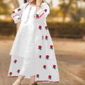 Eid Collection New 3pc Kattan Silk Gown Suit For Women and Girls. 