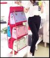 6 Pockets Hanging Handbag Closet Organizer, Purse Storage,Space Saver Bags. 