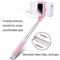 Mini Selfie Stick With Button Wired Silicone Handle Monopod For iPhone 6/6S Sticks. 