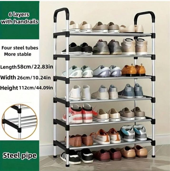 4-5-6 Layer Shoe Rack Multifunctional Book Rack Accessories Rack for ...