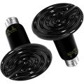 100W Ceramic Heat Emitter, Reptiles Ceramic Heat Lamp Bulbs for Reptile,Tortoise,Coop,All Pet Spend Winter Emitting Brooder Coop Heater for Amphibian Pet & Incubating Chicken Incubator. 