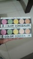 Color Corrector Palette, 5 in 1 Concealer Contour Palette, Color Corrector for Dark Circles,Redness, Brighten, Cream Concealer, Color Correcting Palette Full Coverage Concealer Make Up Kit. 