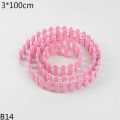 3/5*100cm Miniature Small Wood Fencing Fairy Garden Barrier DIY Dollhouse Wooden Craft Mini Fence Figurine Home Decoration Acces. 