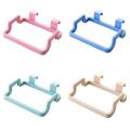 Plastic Kitchen Trash Garbage Bag Holder,Candy Color Towel Cabinets Rack Organizer. 