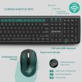 Wireless Multimedia Keyboard and Mouse Combo SBARDA 2.4GHz Wireless Full Size Compact Silent Keyboard and Mouse. 