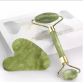 Jade Roller & Gua Sha Set Facial Beauty Tools Massage Face Roller Skin Stone for. 