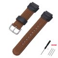 Nylon Watch Strap for Casio AE-1200 1300 AE-1000W F91W F84 AEQ-110W SGW-300H 400H 500H Men's Canvas Raised Mouth Watchband 18mm. 