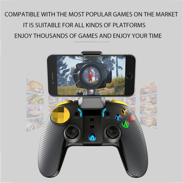 PG-9118%20Wireless%20Bluetooth%20Gamepad%20Controller%20with%20Telescopic%20Holder%20Joystick%20for%20Android%20PC%20-%20Image%204