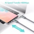 Metal Spring, Unbreakable USB Android Fast Charging + Data Cable For Samsung / Mi / HTC / Huawei / Xiaomi. 