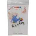 ITS A BOY CAKE TOPPER - WELCOME BABY PARTY CAKE TOPPER - BABY BOY CAKE TOPPER FOR CAKE DECORATION. 