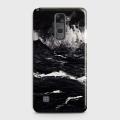 LG Stylus 2 / Stylus 2 Plus / Stylo 2 / Stylo 2 Plus Cover - Matte Finish - Black Ocean Marble Trendy Printed Hard Case With Life Time Colour Guarantee. 