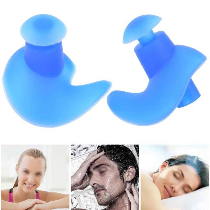 Swimming Accessories 6 Pairs Silicone Diving Spiral Ear Plugs Professional Adult Dust-Proof Earplugs