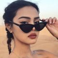 Cat Eye Triangle Frame Sunglasses for Women & Men| Vintage Small Retro Sunglasses. 