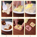 Cartoon Bear Kids Rice Ball Maker Mold Onigiri Mold 3D Bento Box Sushi Kitchen Tools Gadgets Sanwich Decoration Cutter Gift. 