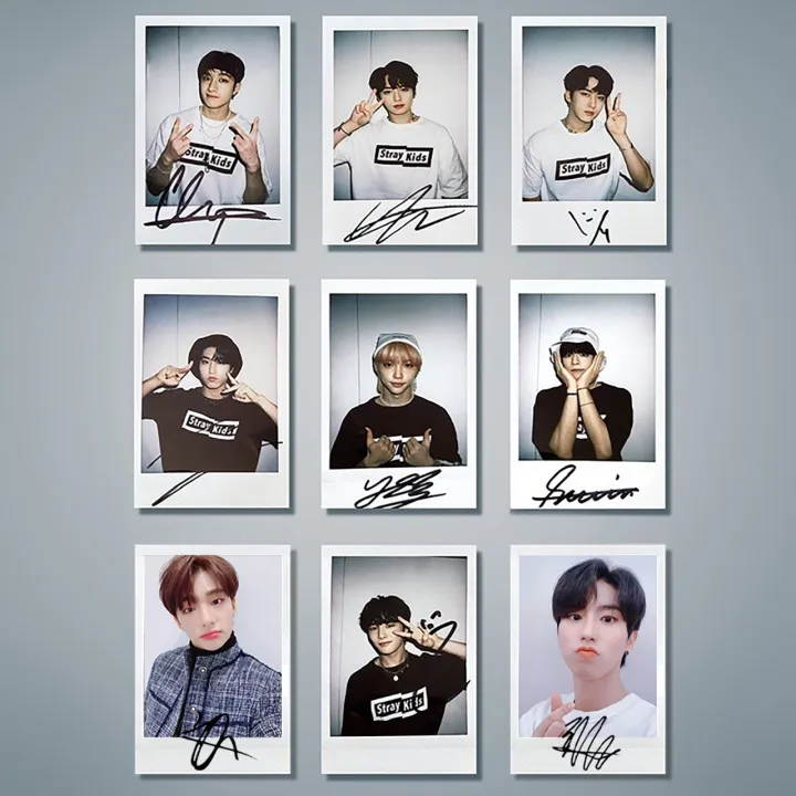 BTS%20Stray%20Kids%20Signature%20Photocards%20Kpop%20BT21%20(Pack%20of%209)%20-%20Image%202